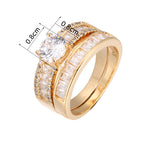 Hot Selling Simulated Diamond Engagement Rings Fashion