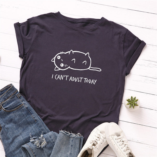 Kitten Meow Lasw Women's Short Sleeved T-shirts Hover Image