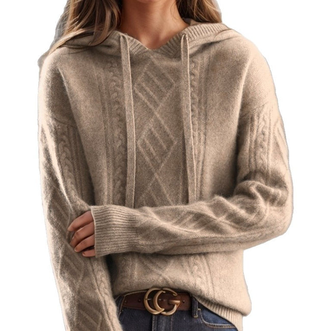 Knitted Jacquard Sweater For Women Main Image