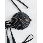 Personality Bandage Bikini Backless Hot Drilling