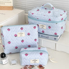 Bow-knot Flower Large-capacity Makeup Bag
