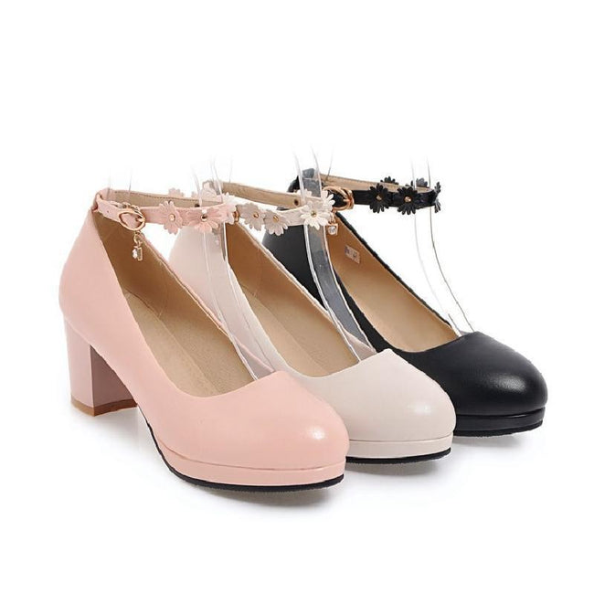 Bridesmaid thick heels Hover Image