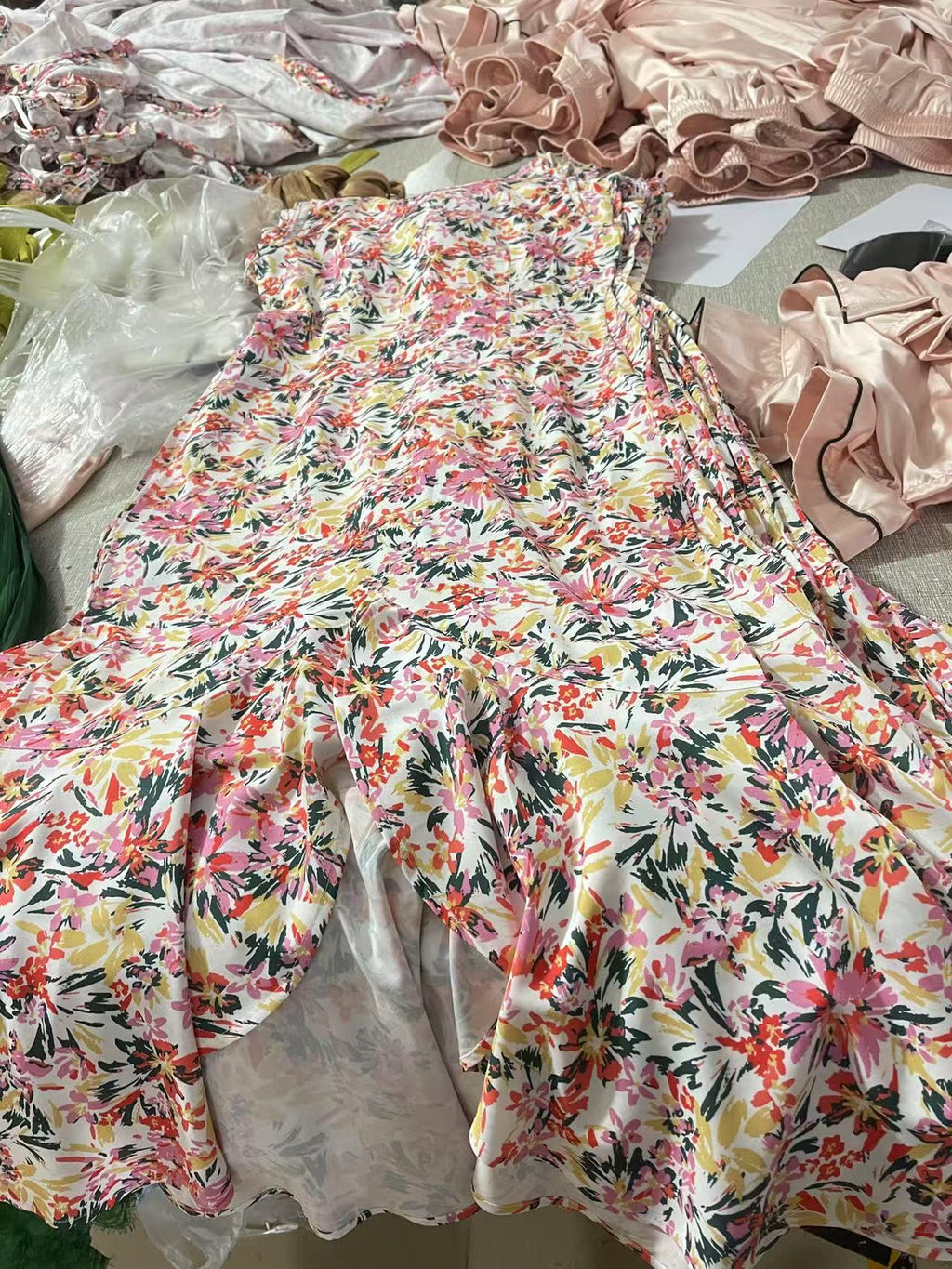 Fashion Printing Sleeveless Elegant Dress Women