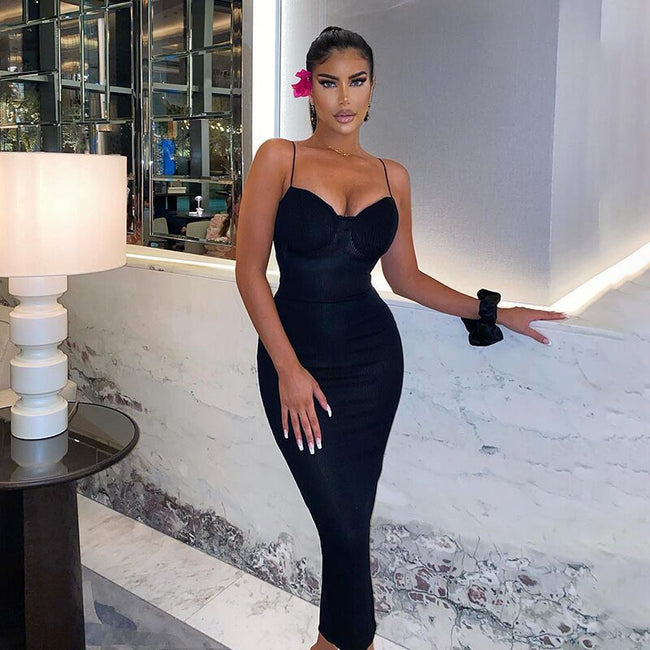 Fashion Chest-wrapped Slim-fit Sheath Dress Women Main Image