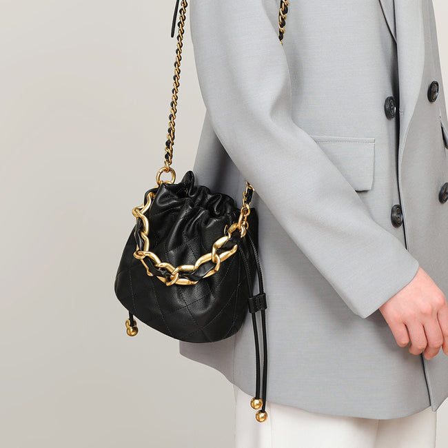 Fashion Crossbody Bucket Mini Portable Shoulder Leather Women Bag Main Image