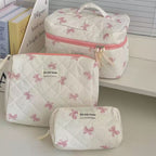 Bow-knot Flower Large-capacity Makeup Bag