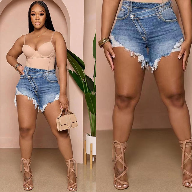 Fashion Personality Denim Shorts For Women Main Image