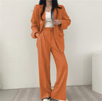 Korean Style Casual Suit Set Women