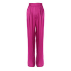 Halterneck Vest Set Lace-up Skirt Trousers Drape Satin Suit