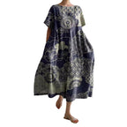 Women's Elegant Casual Printed Short Sleeve Dress