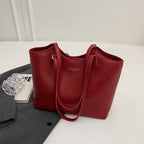 Simple And Versatile Textured Tote Bag For Women