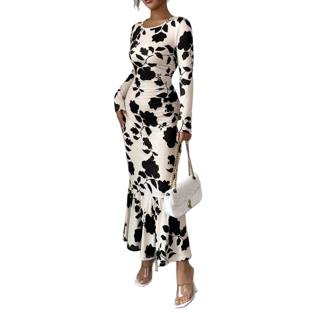 Elegant Long-sleeve Dress For Women