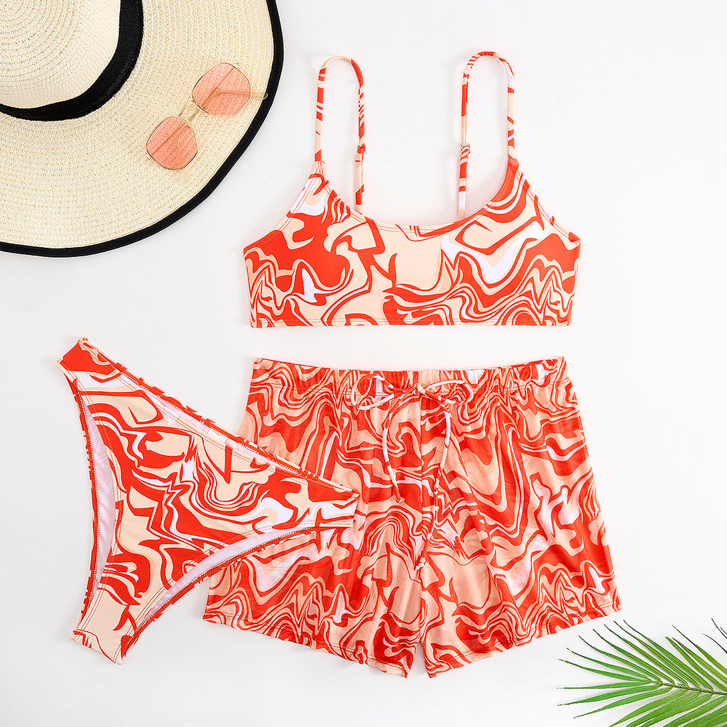 New Swimwear Sexy Bikini Three-piece Suit
