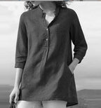 Casual Stand-up Collar Loose Blouse