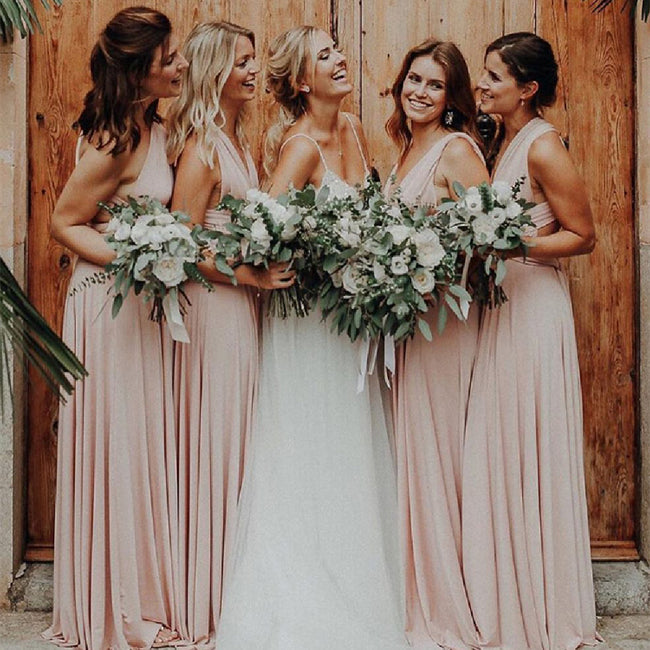 Fashion Bridesmaid Dress Sisters Dress Hover Image