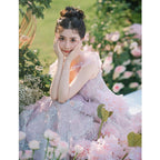 Toast Dress Lace A- Line Style Bridal Marriage Engagement Evening Dress