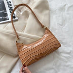 Pattern One Shoulder Handbag Temperament Trend Chain Bag Women