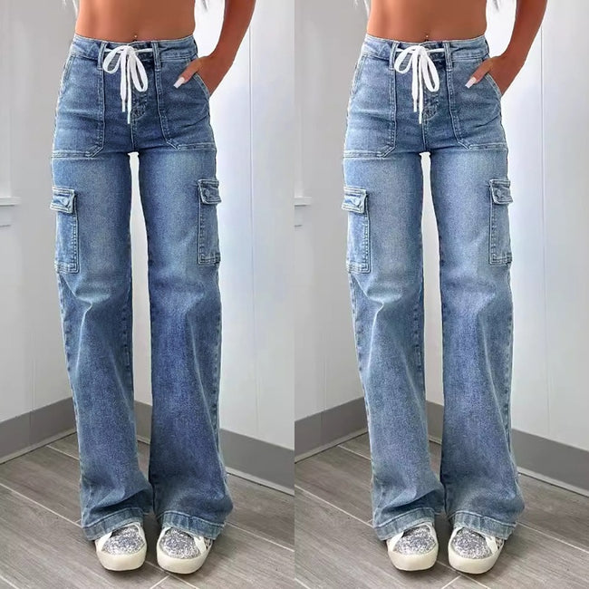 Fashion Casual New Style Straight Jeans For Women Main Image