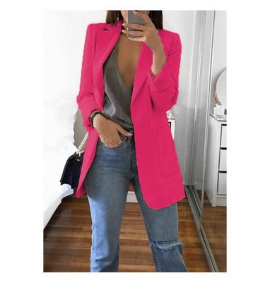 Lapel Slim Cardigan Temperament Blazer Main Image