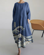 Women's Elegant Casual Printed Short Sleeve Dress