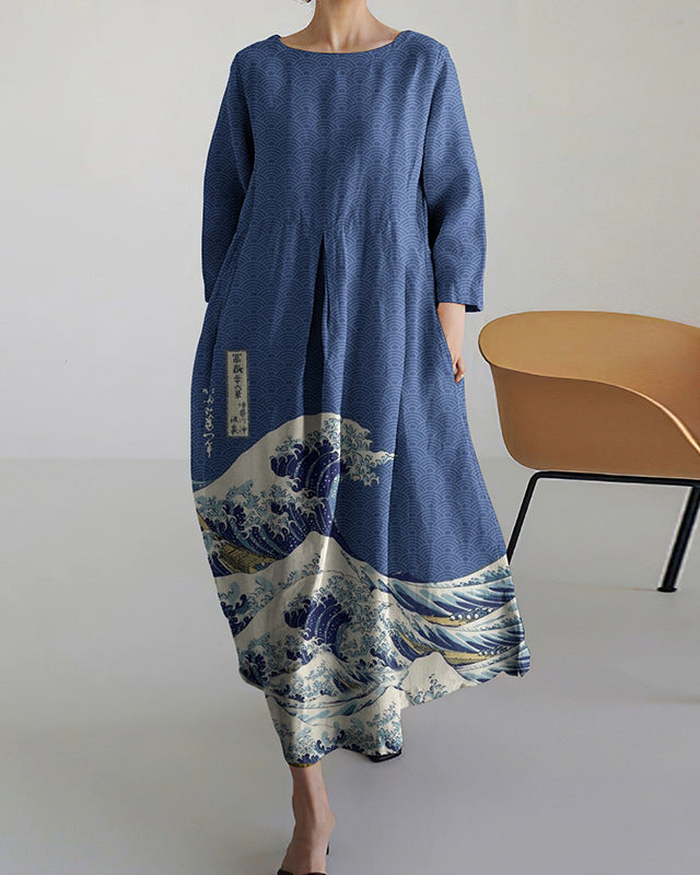 Women's Elegant Casual Printed Short Sleeve Dress