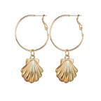 New Simple Earrings Women Ins Cross-border Hot-selling Shell Ear Jewelry