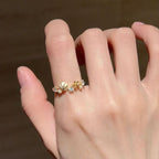 Must-Have Shell Rings For Beach Trips, Unique Niche High-End Design, Light Luxury Exquisite Fashion Statement Bands For Women