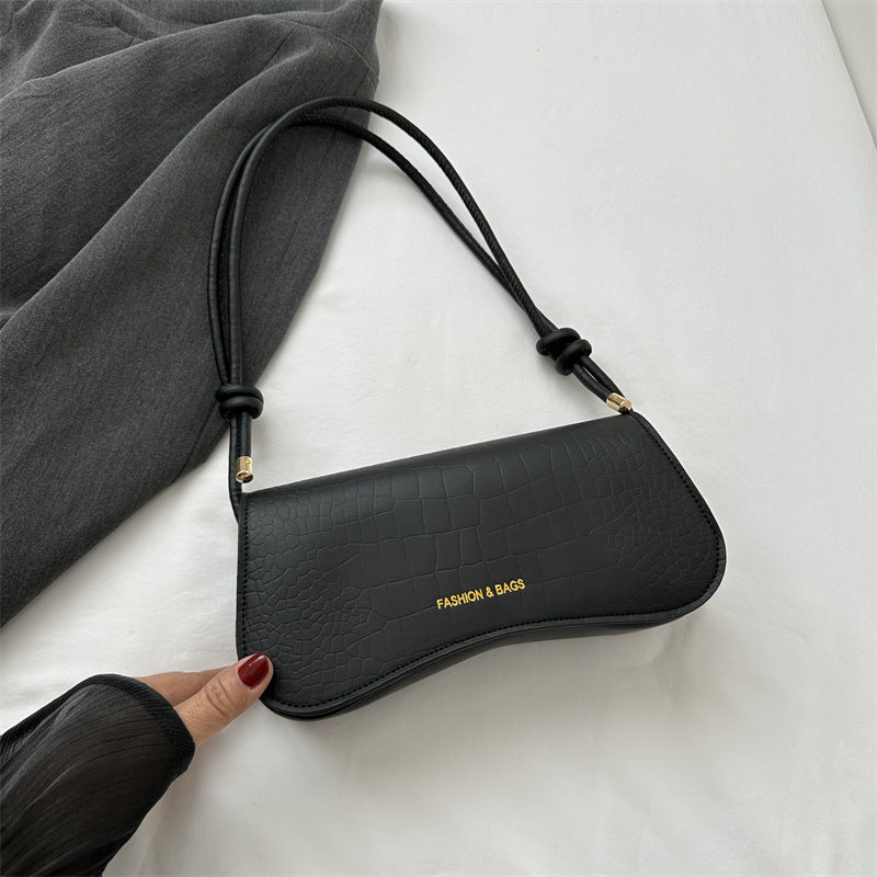 Summer Minimalist PU Underarm Bag Chic Solid Color Square Shoulder Purse Versatile Crossbody Tote For Women Elegant Office