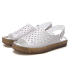 Hollow-out Plus Size Women's Sandals Korean Style Sandals Pregnant Women