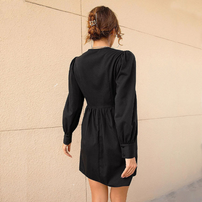 Women's Fashion Personality Puff Sleeve Dress Main Image