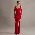 Sexy Slit Dress With Straps For Women