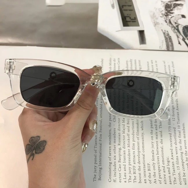 Square Sunglasses Men And Women With The Same Sunglasses Trend Retro Korean Ins Net Red Street Shooting Glasses Main Image