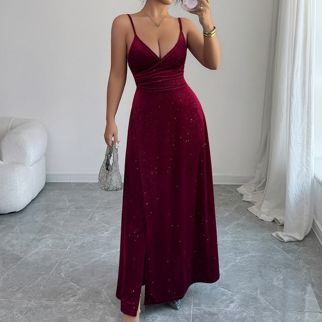 Elegant Strapless Bodycon Dress For Women Main Image