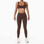 Breathable Running Fitness Suit Nude Yoga Suit