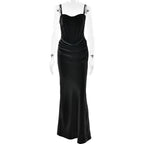 Strap-back Mermaid Dress For Women