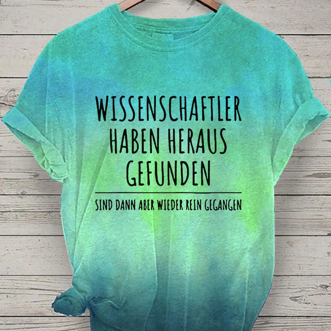 Cotton-like Printing Gradient Of Women's T-shirts Hover Image