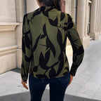 Womens Stylish Printed Blouse Top