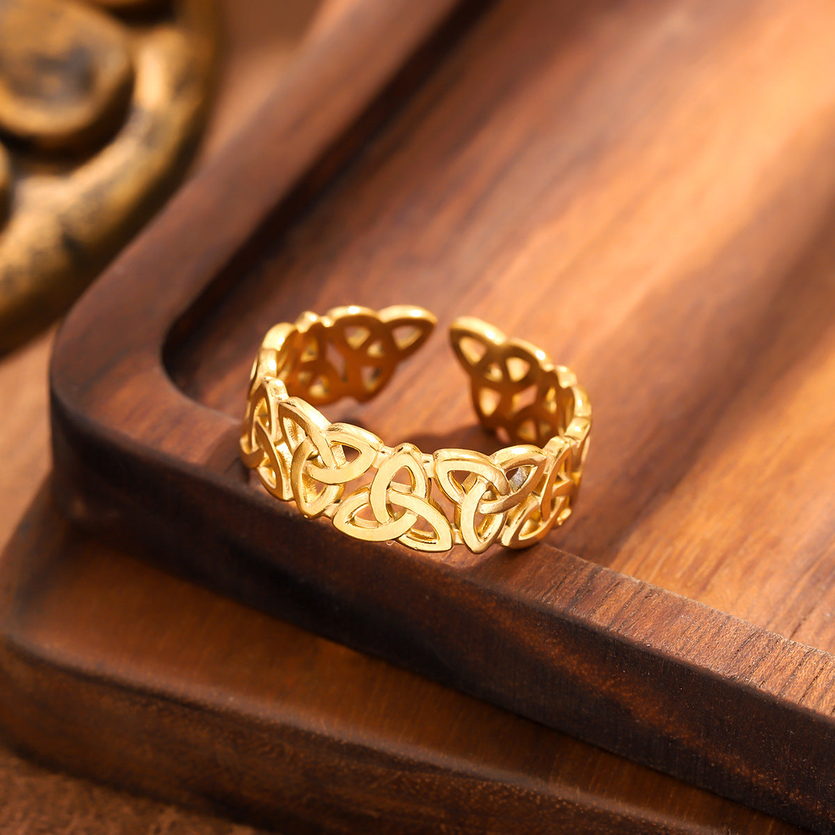 Popular Openwork Multi-style Stainless Steel Rings