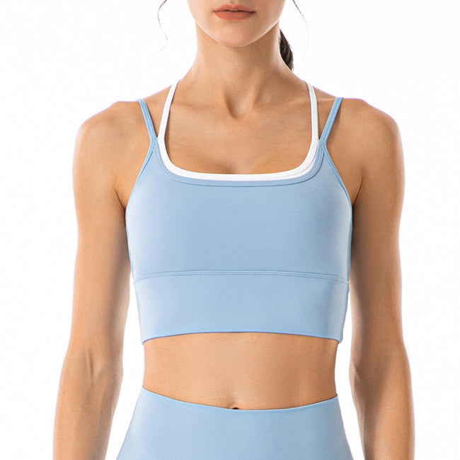 Women Gathering Beautiful Back Yoga Camisole Hover Image