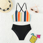 Fashion Personality Split Bikini Girl's Swimsuit