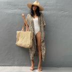 Polyester Ladies Sun Protection Resort Beach Dress Cover Up