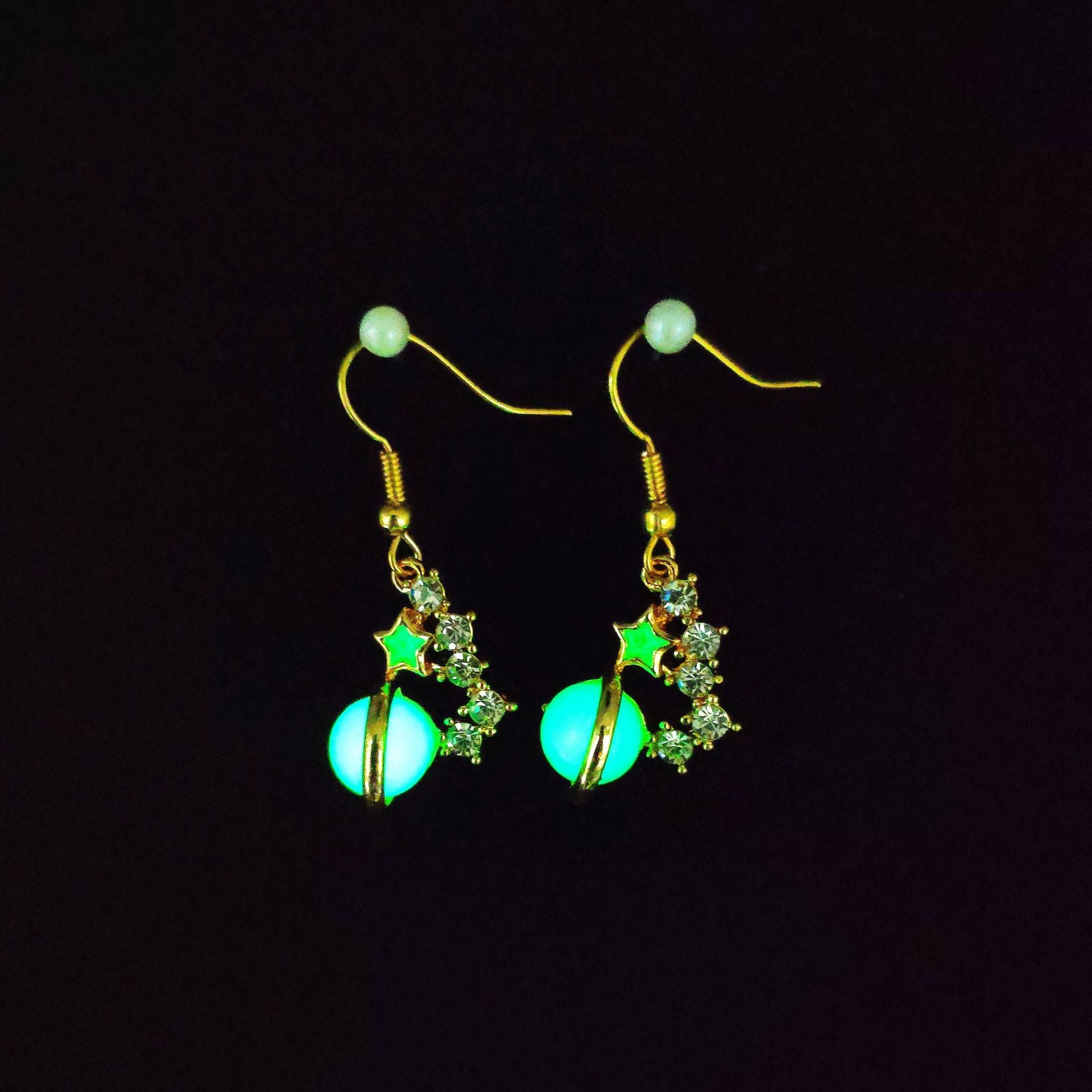 Stars And Moon Temperament Alloy Ear Jewelry Women