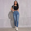High-waisted Butt-lifting Skinny Jeans For Women
