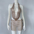 Women's Sling Skirt Suit Two-piece Set