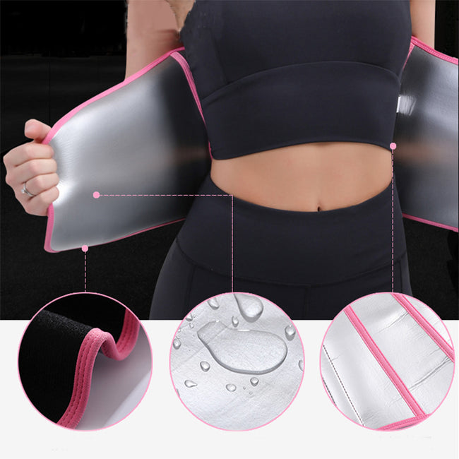 Waist Trainer For Women Back Support Band & Tummy Control Body Shaper Sweat Weight Loss Shapewear Main Image
