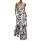 Fashion Painted Print Long Dress For Women