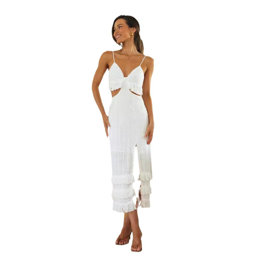 Personalized Sling Temperament Dress Close-fitting Sheath Dress