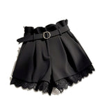 High-waisted Casual Shorts Cropped Pants For Petite Women