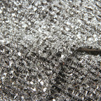 Elegant Silver Classic Style Spring Shiny Silver Blazer