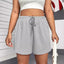 Fashion Drawstring Yoga Outdoor Exercise Shorts Women